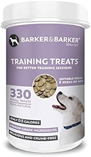 Barker and Barker Low Fat Dog Training Treats Small Garlic & Liver Treats (330 treats - pot)