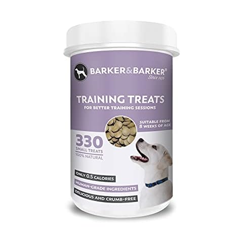Barker and Barker Low Fat Dog Training Treats Small Garlic & Liver Treats (330 treats - pot) Cover