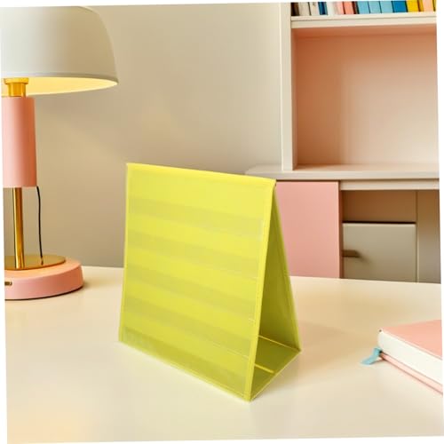 Tableau à pochettes de table robuste double face bleu jaune éducatif