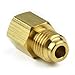 Brass AC Quick Coupler Adapter R12 to R134A, 1/2