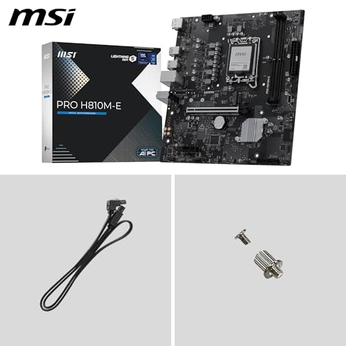 MSI Scheda madre PRO H810M-E, mATX, supporta processori Intel Core Ultra (serie 2), LGA 1851 - DDR5 Memory Boost (6400 MT/s MAX), PCIe 5.0 x16, M.2 Gen4, 2.5G LAN - Scheda madre - Immagine 6
