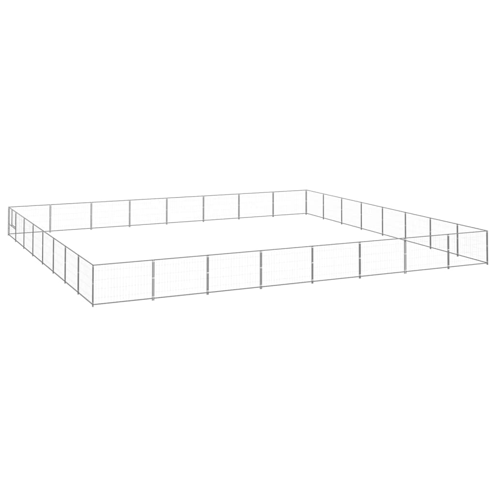 Artykuły dla zwierząt — hodowla psów srebrna 64 m² stal, zwierzęta i artykuły dla zwierząt
