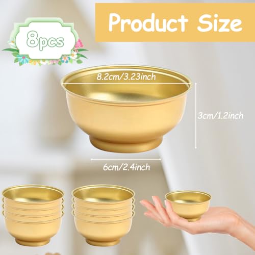Set de 8 tazones faciales para mezcla reutilizables miniatura 2