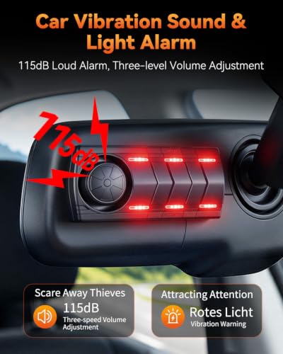 Upgraded 115dB Car Alarm System