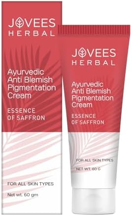 Jovees Herbal Anti Blemish Pigmentation Face Cream, 60 gms | All Skin Types | Paraben & Alcohol Free | Improves Skin Clarity & Reduces Discoloration