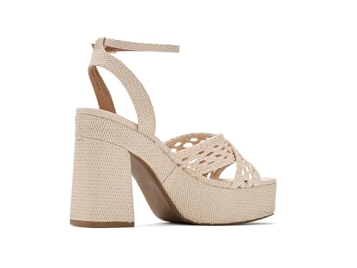 Dolce Vita DV Women's Whisora Heeled Sandal, Ivory, 9 by DV Dolce Vita - Used condition - Image 3