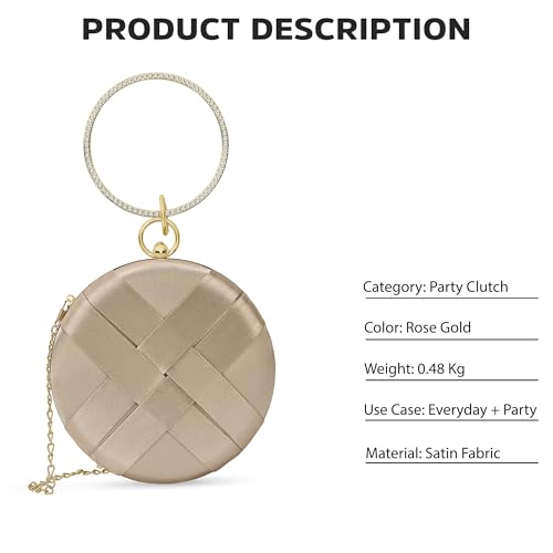 Image of Lavie Signature Women's Orem Circle Frame Clutch | Ladies purse |Gift For Women