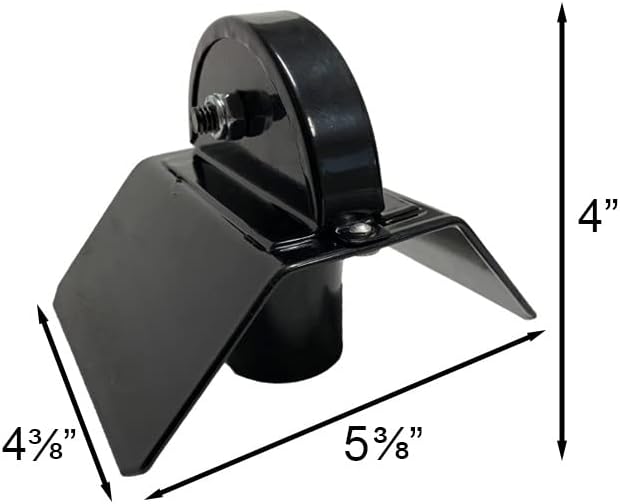 Prime Retreat Steel Pulley Topper for Galvanized Pole – Replacement Pulley Wheel Cap for Tubular Pole Systems, Powder Coated Steel Housing, Smooth Lift Pulley for Bird Houses Feeders and Hanging Items