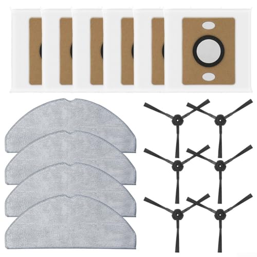 Kit de piezas de robot aspirador ILIFE A30 Pro con cepillos laterales, filtros, paños de fregona y bolsas de polvo para mantener los suelos limpios y el polvo