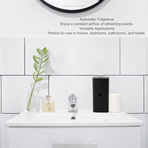 Diffuseur d'aromathérapie mural noir programmable pour maison