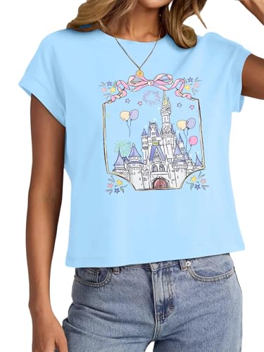 Image of Magical Shirt for Women Magic Kingdom Castle Tshirt Princess Shirts