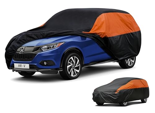 Image of GUNHYI Honda Car Cover Custom Fit Honda HR-V Waterproof All Weather for Automobiles, Lightweight Full Exterior Cover Outdoor Sun UV Rain Dust Snow Wind Protection.