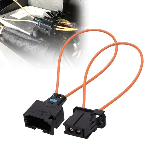 Image of SecosAutoparts A pai Most Fiber Optic Optical Loop Bypass Female & Male Adapter Universal Connector for Radio and Audio Compatible with BMW VW Audi Mercedes Porsche