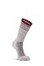 FoxRiver Women's Her Field Boot Socks, Charcoal Mix/Berry, Medium