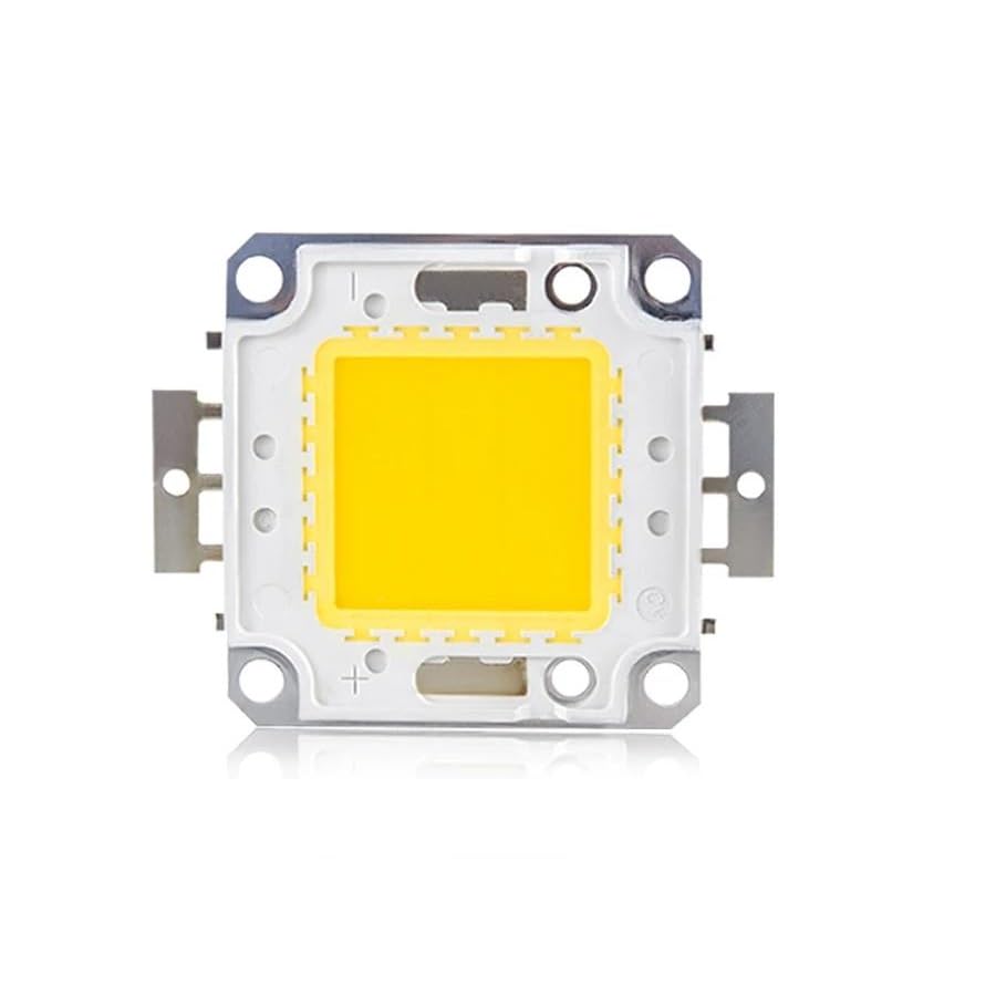 LIGHBIB 1Pc High Power LED COB Chip 10W 20W 30W 50W 100W 9-12V 30-36V Beads for DIY LED Floodlight Spotlight Repair Parts,White,30-36V 30W