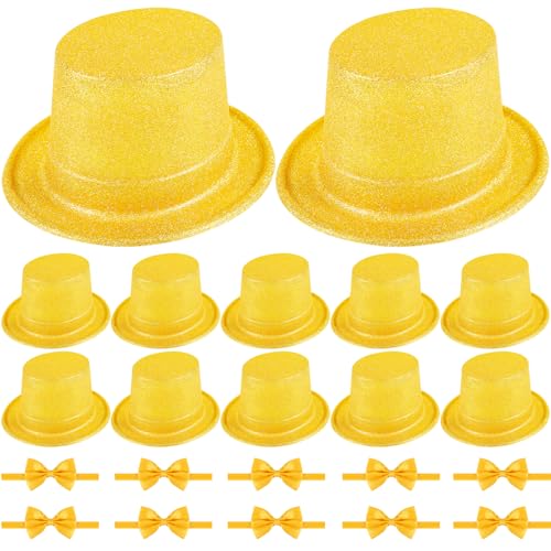 STORRVOL 12 Pcs Top Hats Adult Glitter Top Hats...