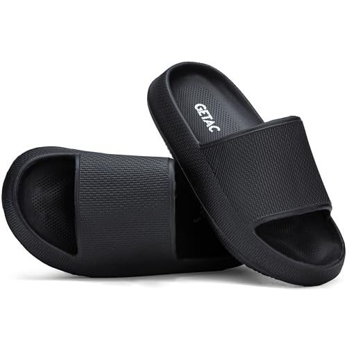 Catálogo para Comprar On-line Huaraches Comida - los más vendidos. 39 GETAC Sandalias Pantuflas para Niños y Niñas, PLATAFORMA 4cm Chanclas Bebés Unisex Suela Gruesa Impermeable Cómodas infantiles. (Negro, Sistema tallas calzado JP, Niño (0-5...