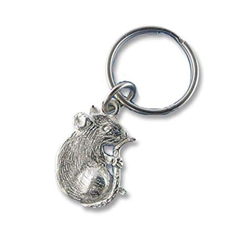 Pewter Mouse Keychain By The Magic Zoo #TOP10
