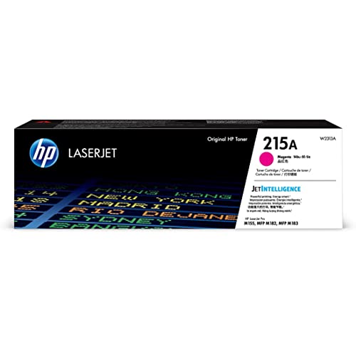 Original HP 215A Magenta Toner Cartridge | Works with HP Color LaserJet Pro M155, HP Color LaserJet Pro MFP M182, M183 Series | W2313A