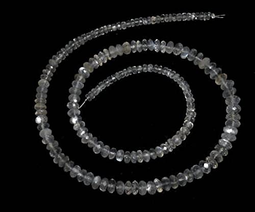 Perles pierre de lune blanche naturelle pour créer vos colliers et bracelets bohèmes chics