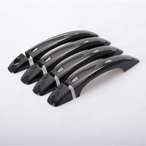 Rinkteea One Color Exterior Car Door Handle For Q3 2013-2018 Exterior Styling Trim Glossy Black Car Door Handle Bowl Cover