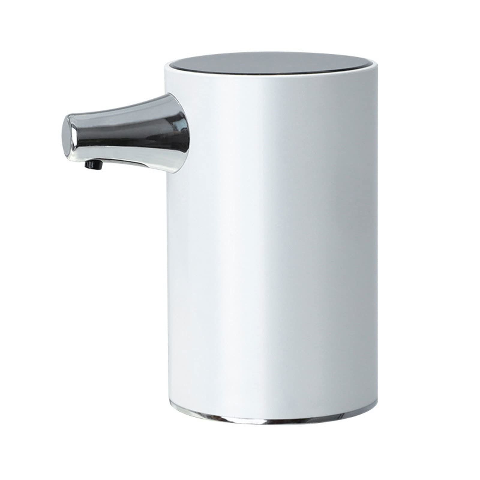 Dispensador de jabón automático para hogar con termómetro digital de gel líquido blanco