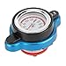 Qiilu Car Radiator, Universal Thermostatic Radiator Water Cover Leakproof W Temperature Gauge (Big Head 0.9bar)