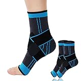 ✅【Alta elasticidad】Estos calcetines elásticos de compresión para el tobillo están diseñados para brindarle el soporte adicional que necesita para maximizar su rendimiento. La alta elasticidad mejora la circulación sanguínea y mejora su rendimiento.