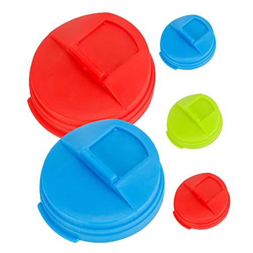 DECHOUS 5Pcs Beverage Can Cover Leakage Seal Lids for Soda Juice More Lightweight Easy to Use Includes Lemon