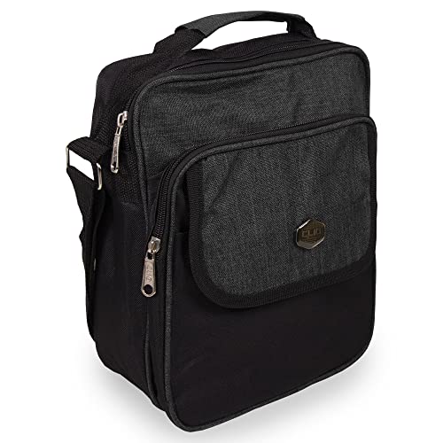 Shoulder Bag Moda Masculina C/Alça Transversal Multi Uso Ideal Para o Dia a Dia Moderna Espaçosa