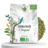 ORIGEENS ORGANIC YERBA MATE 1Kg | Yerba Mate Tea Hand-picked, Unsmoked, Leaf, without stems, not powdery | Energy and Detox Drink