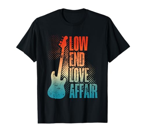 Akustische Elektrische Bass Gitarre Jazz Musiker Design T-Shirt