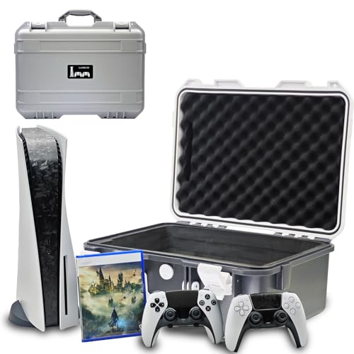 Étui de voyage rigide pour PS5 Luck&Link avec mousse sur mesure