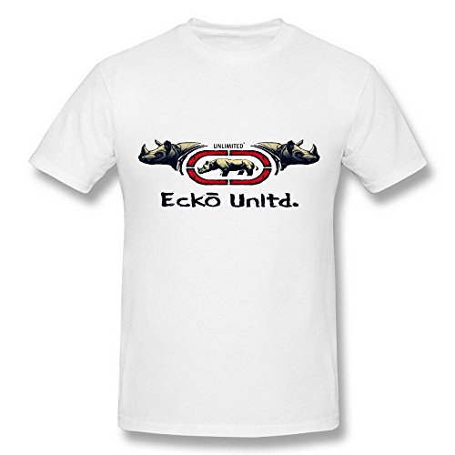 YOYAO Men's Ecko Unlimited Logo Black T shirt by Maven Medium