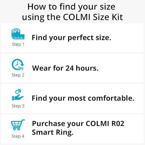 Image of COLMI Smart Ring for Women, Health Tracker & 5ATM, R02. (Only Sizing Kit)