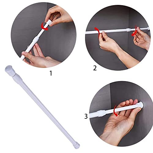 6 Pezzi Asta per Tenda,Asta di Tensione