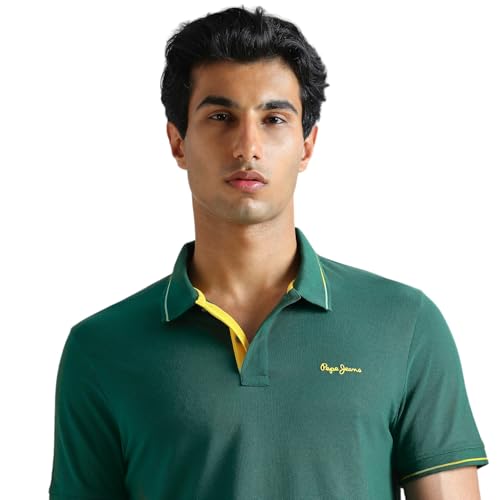 Image of Pepe Jeans Men's Cotton Regular Fit T-Shirt