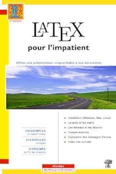 Spiral-bound LaTeX pour l'impatient [French] Book