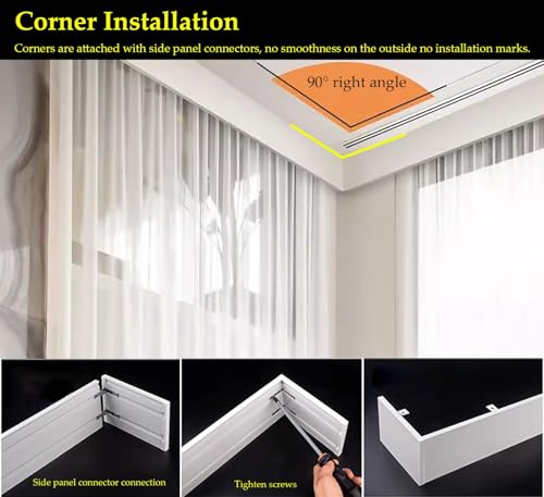 Bâche de rail en aluminium 3.7m pour plafond support robuste