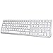 Teclado Inalambrico para Mac OS (Macbook, Mac Mini, iMac, Mac Pro), Teclado Recargable, Teclado Bluetooth para Mac OS, OMOTON, 3 Bluetooths