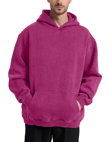 Image of Hatant Oversized Hoodie Sweatshirts for Men Couples Heavyweight Hoodies Pullover Vintage Mens Acid Wash Sweaters Clothes 2026