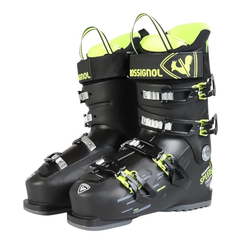 Rossignol Speed 100 HV+ - Ski Boots for Men - Relaxed Fit Snow Ski Boots - Black