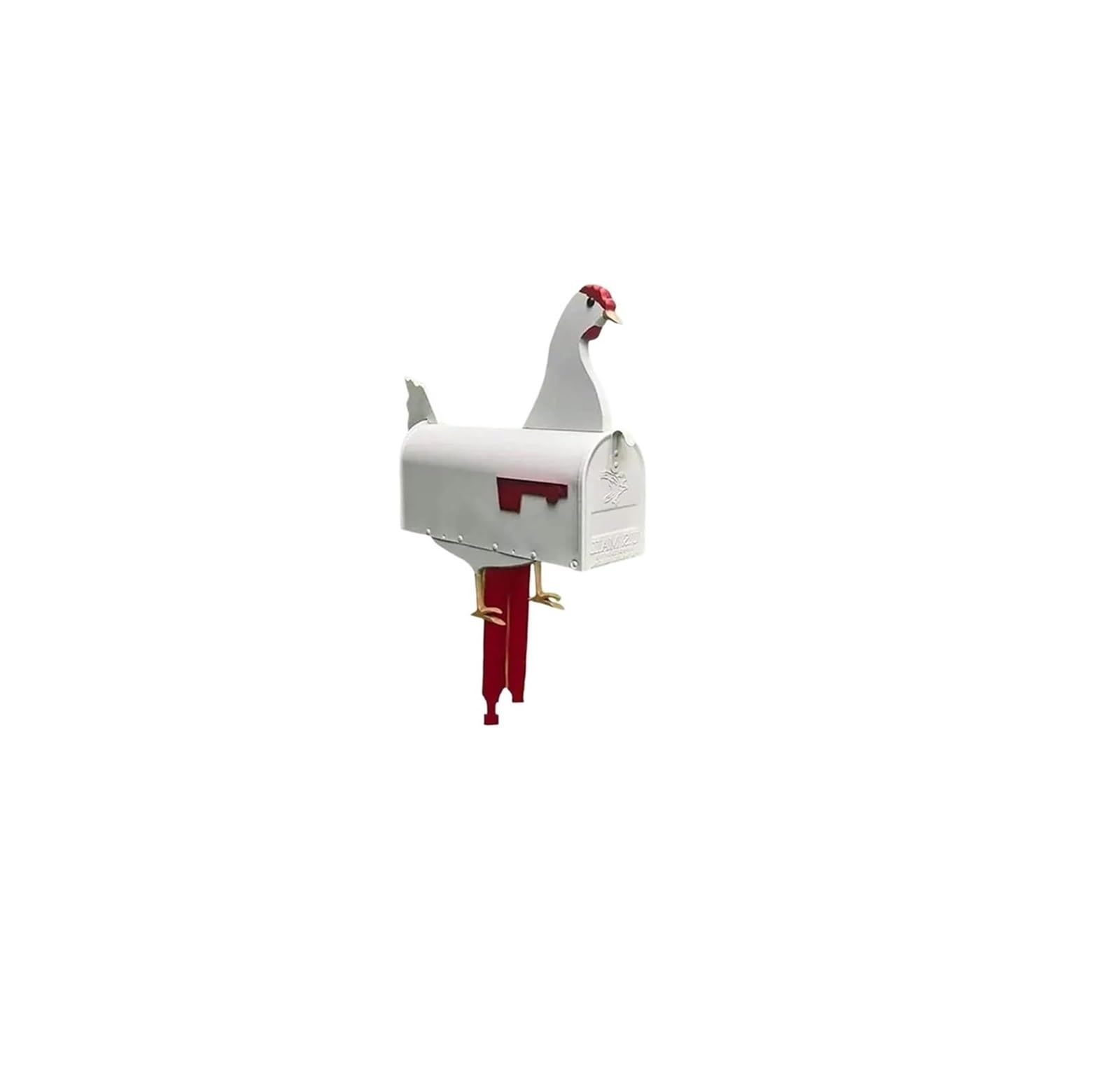 Boîte aux lettres en forme de coq pour embellir votre décor jardin