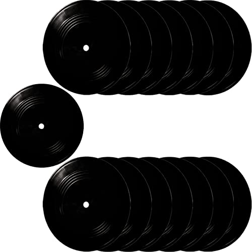 FACHPINT Vinyl Records Decor 12 Inch Blank Vinyl Records 10pcs Fake Records for Wall Aesthetic Colourful Blank Records Decorations Record Props Hip Hop Vinyl Records for 70s 80s 90s Discs Room Decor