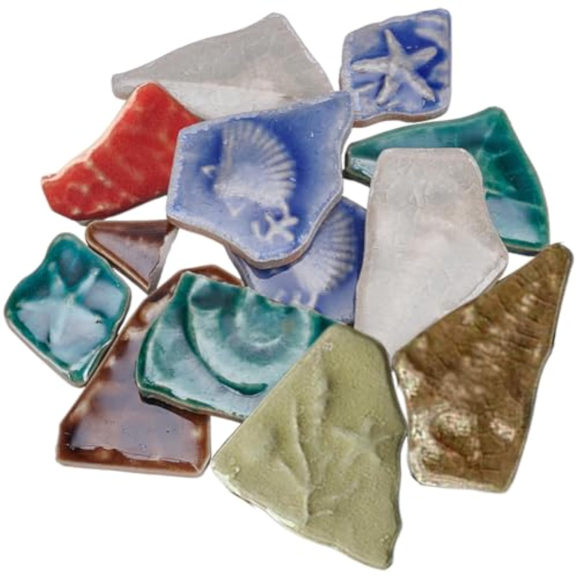 Irregular Shape Ceramic Mosaic Tiles for Crafts