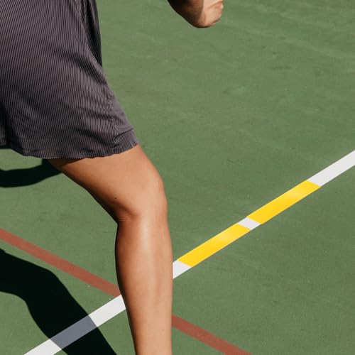 Marqueurs de court de tennis jaune en PVC pour l'entraînement de football au club - 5