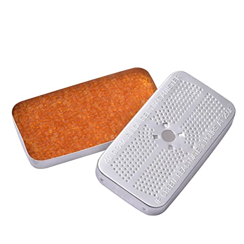 Deshumidificador de gel de sílice reutilizable, recipiente desecante naranja, lata de cuentas naranja verde para coche, armario, armario, bolsa de almacenamiento, caja de pelpelpeltre