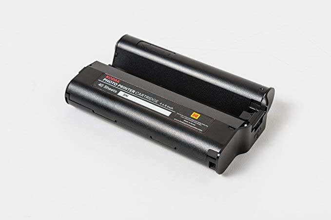 Image of KODAK Dock Plus & Dock Photo Printer Cartridge PHC-40 - Cartridge Refill & Photo Paper - 40 Pack,Black