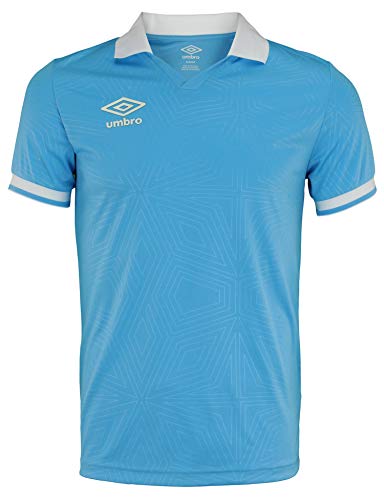 Umbro Mens Diamond Glass Jersey Sky Blue/White Size XXL