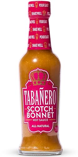 Image of Tabanero Scotch Bonnet Pepper Hot Sauce, All-Natural Gourmet, Bottle, 5 oz